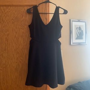 LBD with side cutouts